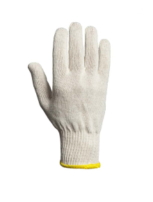 Cotton knitted gloves