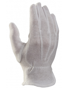 Cotton glove with micro-dots