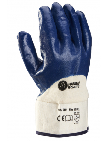 NBR Jersey Gloves with cuff